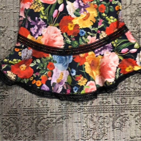 alice + olivia Rapunzel lace trim floral dress - Picture 5 of 8